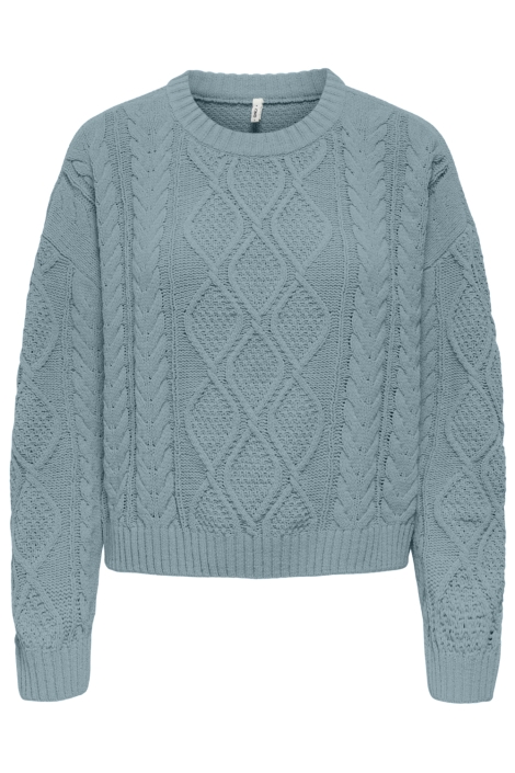 Only onlelly life ls cable o-neck cc knt